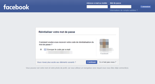 comment retrouver un mot de passe perdu sur facebook